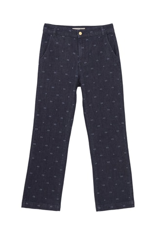 Calças de ganga flare - Azul - I.Code