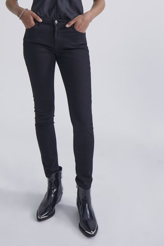 Calças de ganga slim - Preto - IKKS