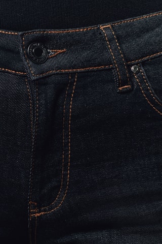 Calças de ganga slim de cintura baixa - Preto - IKKS