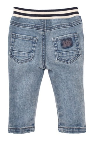 Calças de ganga em algodão biológico - Azul - IKKS Junior