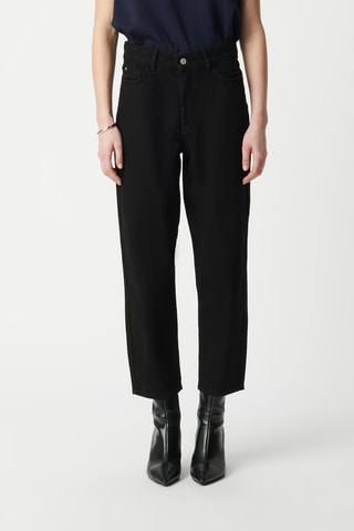 Calças de ganga direitas - Preto