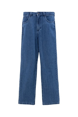 Calças de ganga direitas - Azul-médio - IKKS