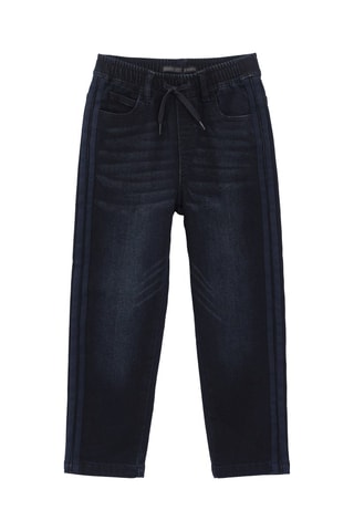 Calças de ganga jogger - Azul-marinho - IKKS Júnior