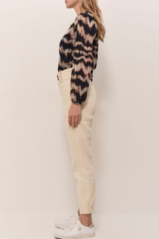 Calças de ganga 7/8 - Cru