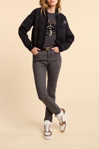 Calças de ganga slim - Antracite