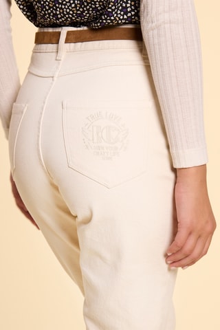 Calças de ganga - Cru