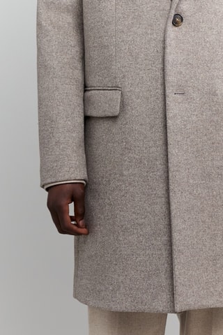 Sobretudo 2 em 1 de lã - Cinzento
