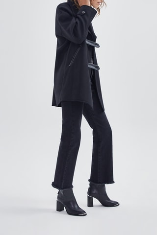 Sobretudo de lã - Preto - IKKS