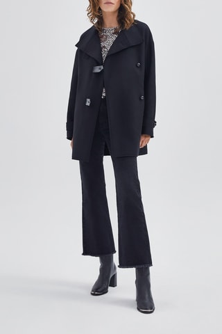 Sobretudo de lã - Preto - IKKS