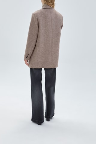 Sobretudo de lã - Bege - IKKS