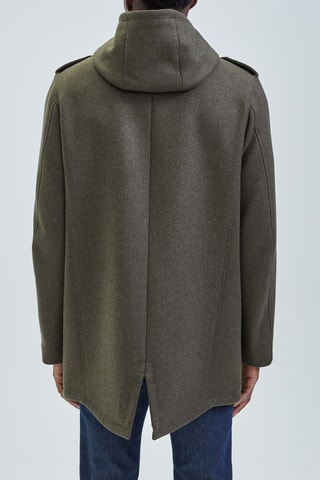 Sobretudo em lã - Caqui