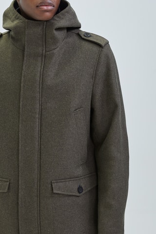 Sobretudo em lã - Caqui