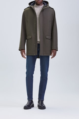 Sobretudo em lã - Caqui