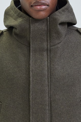 Sobretudo em lã - Caqui