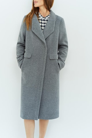 Sobretudo de lã - Cinzento - One Step