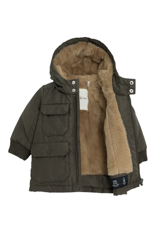 Parca com capuz - Caqui