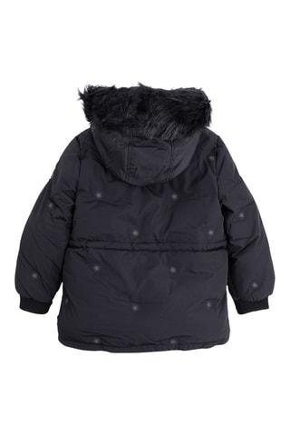 Parca 2 em 1 - Preto e dourado