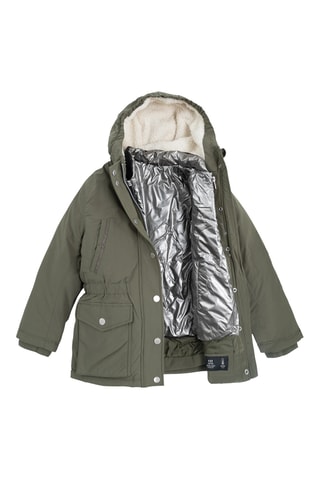 Parca 2 em 1 - Caqui e prateado