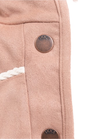 Sobretudo com capuz - Rosa-maquilhagem