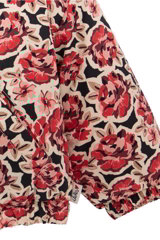 Parca com capuz - Rosa e preto