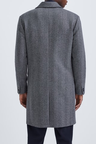 Sobretudo em lã - Cinzento