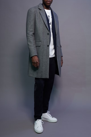 Sobretudo em lã - Cinzento