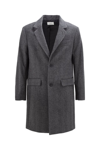 Sobretudo em lã - Cinzento