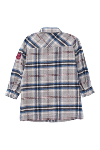 Sobretudo - Cinzento e azul-elétrico - IKKS Júnior