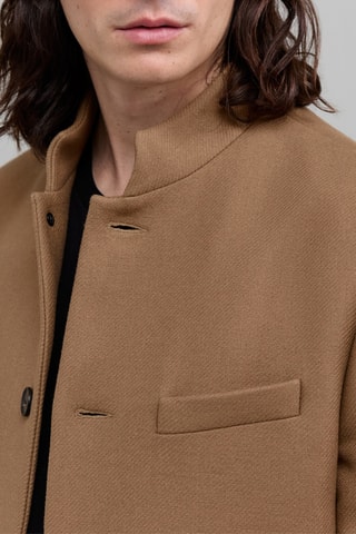 Sobretudo de lã - Bege - IKKS