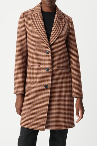 Sobretudo de lã - Castanho - IKKS