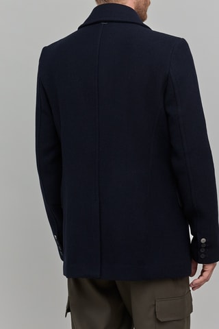 Casaco de marinheiro em lã - Azul-marinho - IKKS