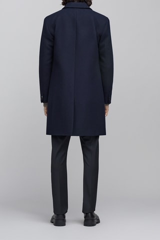 Sobretudo de lã - Azul-marinho - IKKS