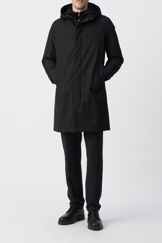 Parca com capuz - Preto - IKKS