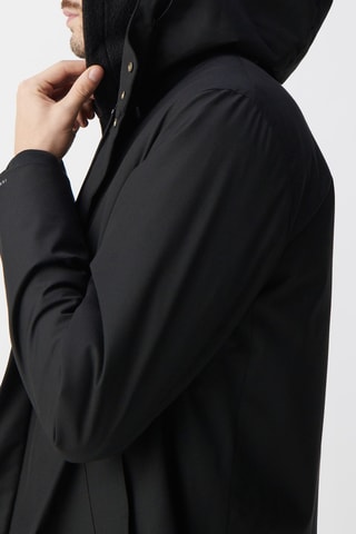 Parca com capuz - Preto - IKKS