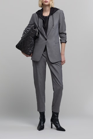 Casaco com capuz - Cinzento - IKKS