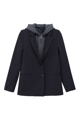 Casaco com capuz - Preto - IKKS