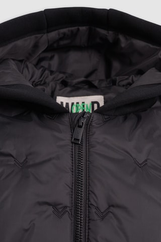 Casaco com capuz - Preto