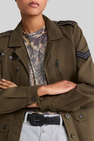 Casaco saariano - Verde-escuro