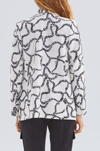 Casaco - Branco e preto