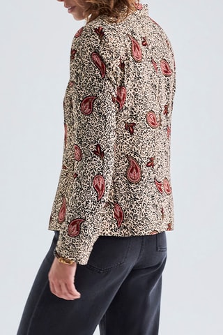 Casaco - Bege e preto