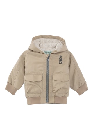 Corta-vento com capuz - Bege - IKKS