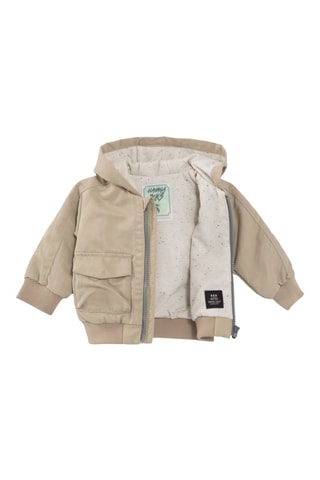 Corta-vento com capuz - Bege - IKKS