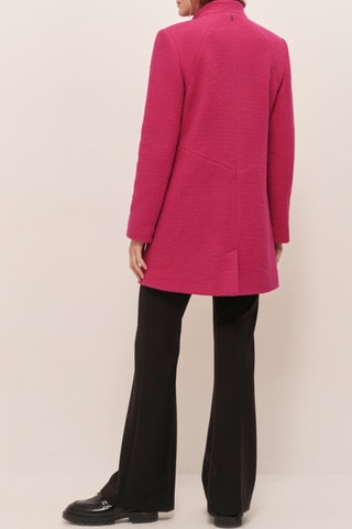 Casaco de lã - Fúcsia