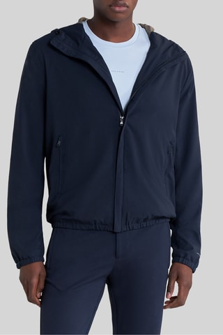 Casaco com capuz - Azul-marinho