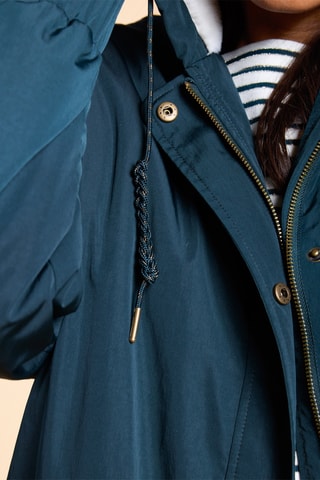 Casaco comprido - Verde-escuro