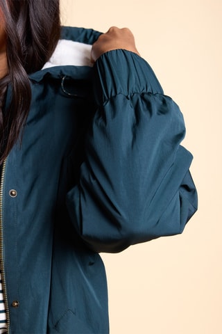 Casaco comprido - Verde-escuro