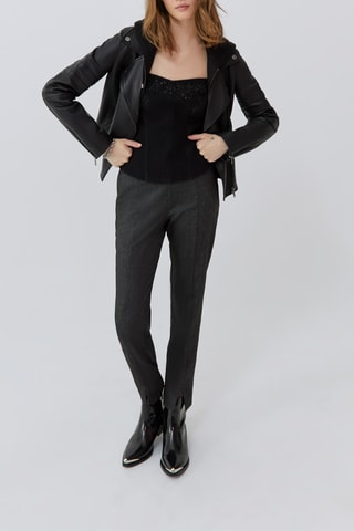 Top-caicai de ganga - Preto - IKKS