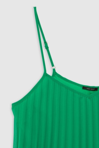 Top plissado - Verde - IKKS