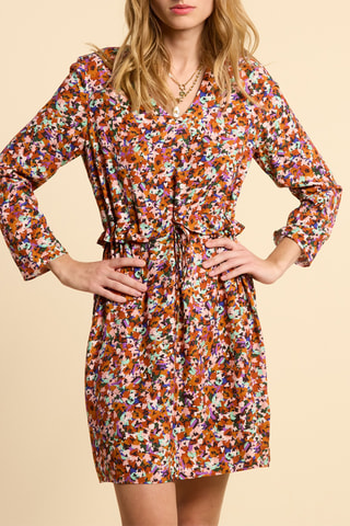 Vestido direito - Camel