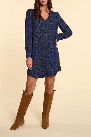 Vestido-camisa - Preto